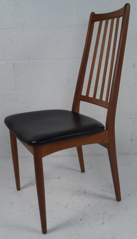 Danish Set of Six Teak Dining Chairs