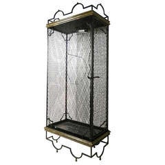 Vintage Massive Iron Parrot Cage