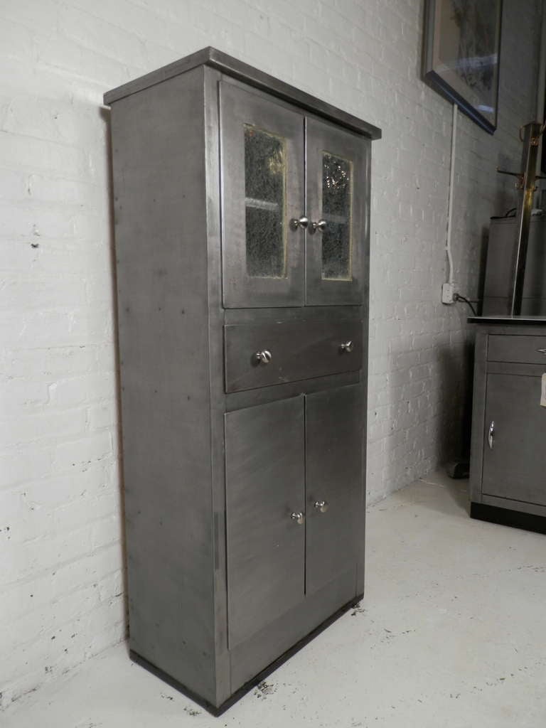 mid century modern tall cabinet