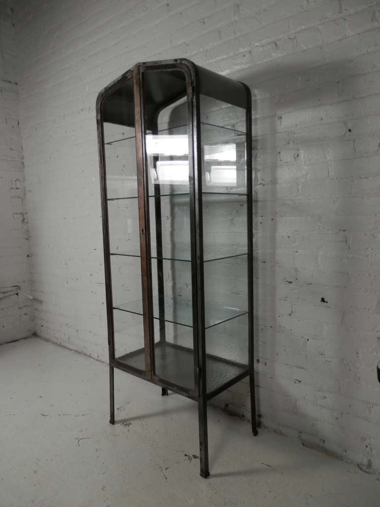 metal pharmacy cabinet