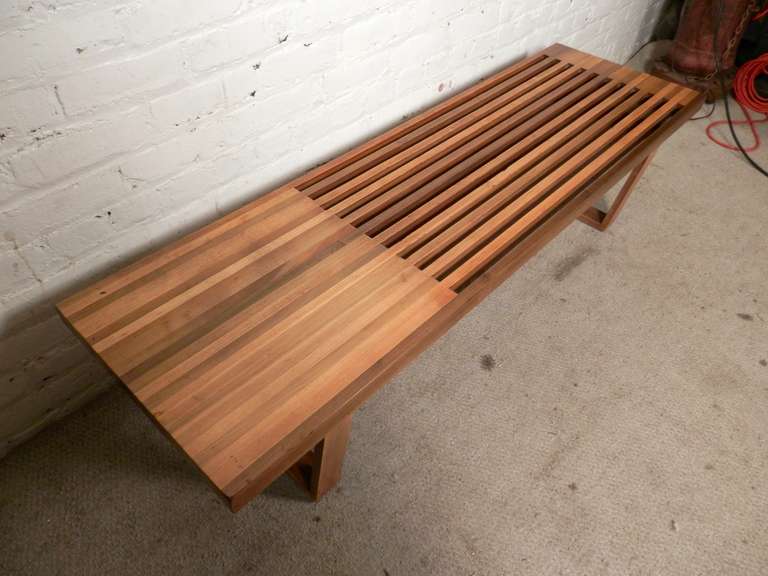 American Exquisite George Nelson Style Bench