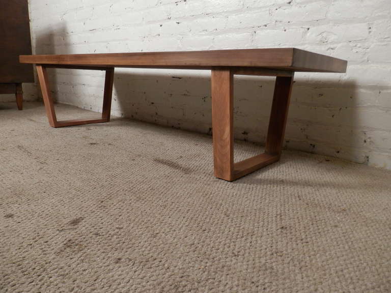 Exquisite George Nelson Style Bench 1