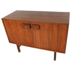 Vintage Unique Mid-Century Rosewood Storage Cabinet