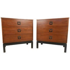 Unique Pair Mid-Century Modern George Nelson Style Dressers