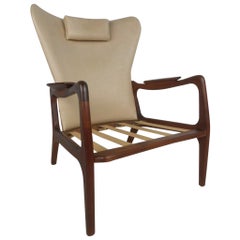 Vintage Mid-Century Modern Adrian Pearsall Wingback Armchair