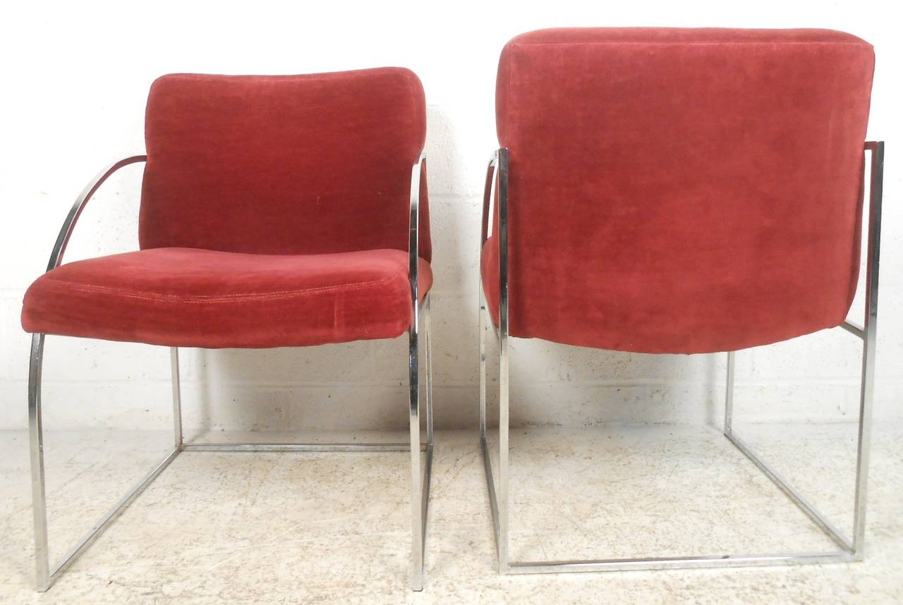 Set of Mid-Century Modern Milo Baughman for Thayer Coggin Dining Chairs 1