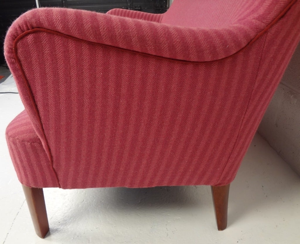 Upholstery Danish Modern Settee/Sofa