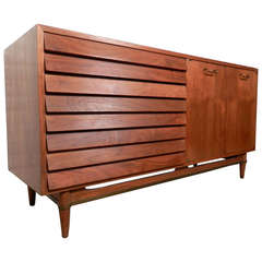 Louvered Front Dresser by Merton Gershun for Martinsville