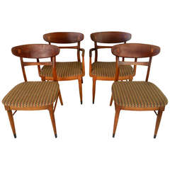 Set of Lane Dining Chairs by Andre Bus