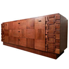 Brutalist Style Nine-Drawer Dresser by Lane at 1stDibs | lane staccato