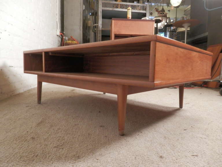 Kipp Stewart Designed Table For Drexel w/ Hidden Storage 1