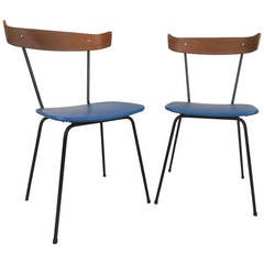 Pair of Mid-Century Modern Paul McCobb Attributed Bentwood Dining Chairs