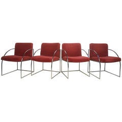 Set of Mid-Century Modern Milo Baughman for Thayer Coggin Dining Chairs 1