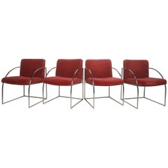Set of Mid-Century Modern Milo Baughman for Thayer Coggin Dining Chairs