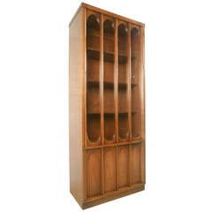 Mid-Century Modern Broyhill Brasilia Curio Display Cabinet 12