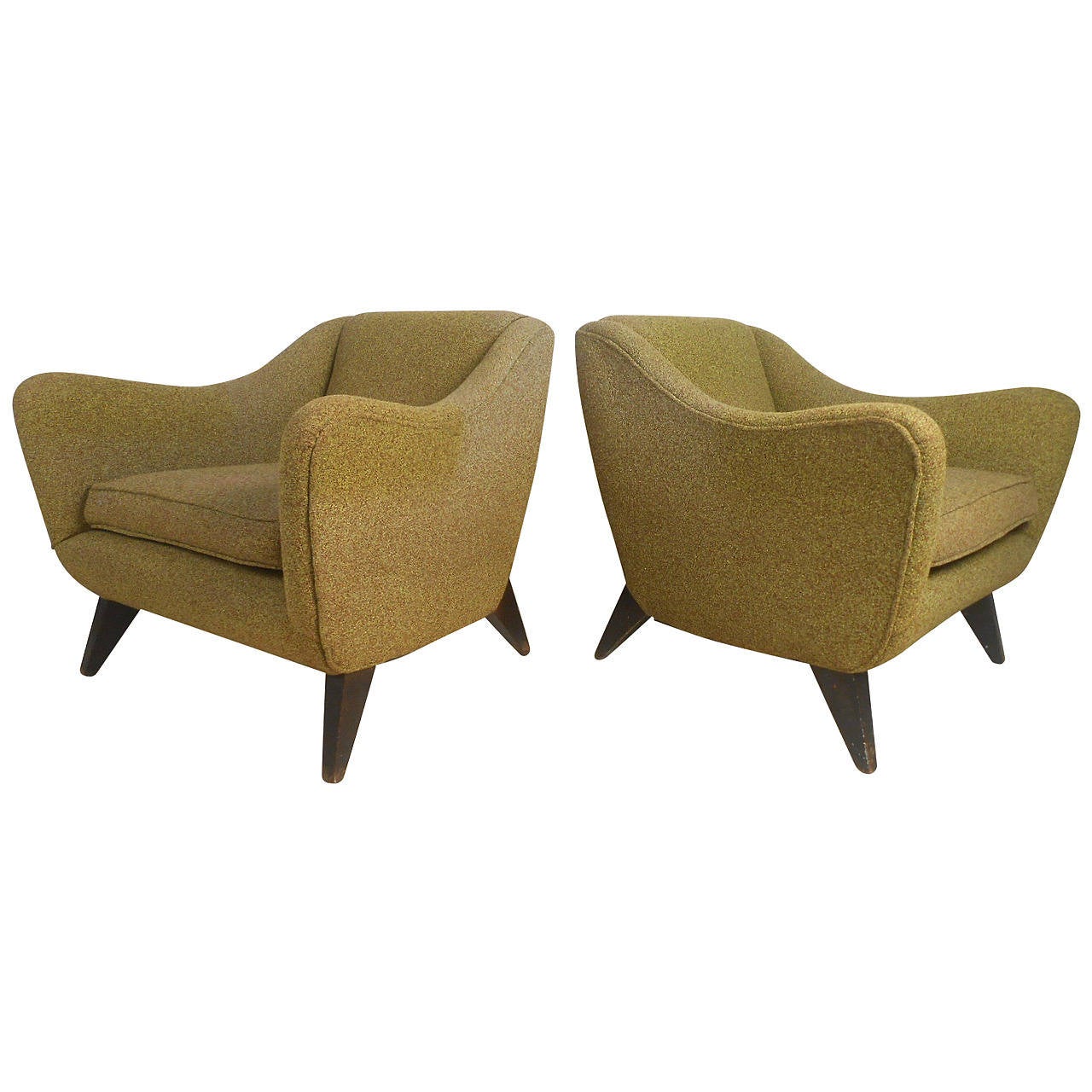 Mid-Century Lounge Chairs For Sale at 1stdibs