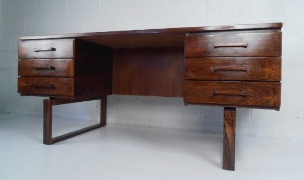 Rosewood Desk by Torben Valeur & Henning Jensen