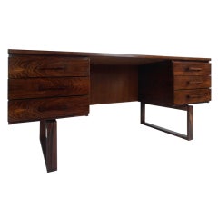 Rosewood Desk by Torben Valeur & Henning Jensen