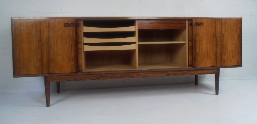 Mid-20th Century Danish Modern Rosewood Server by N. O. Moller