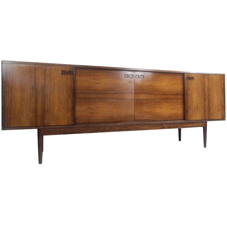 Danish Modern Rosewood Server by N. O. Moller