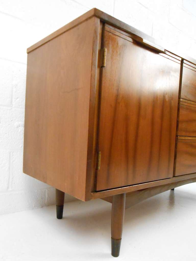 American Petite Credenza in Mid-Century Walnut