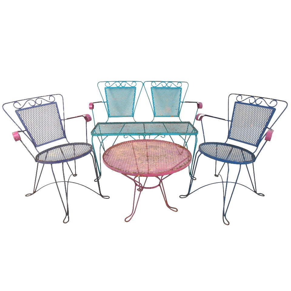 Vintage Garden Furniture at 1stDibs