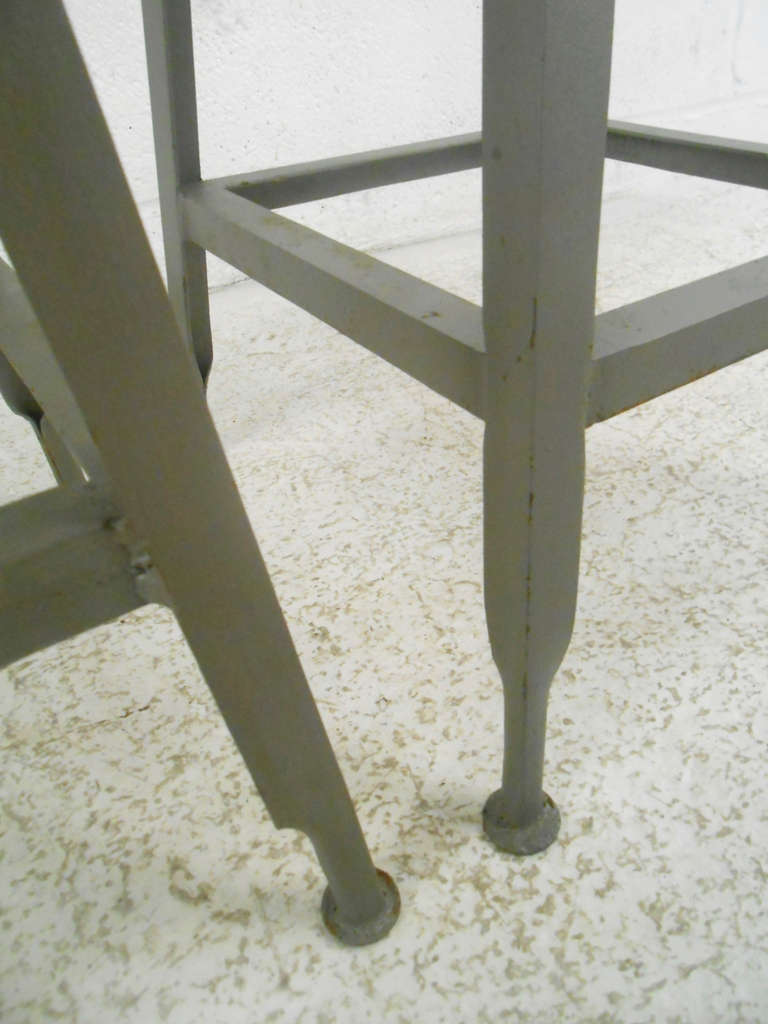PAIR - Industrial Counter Stools 2