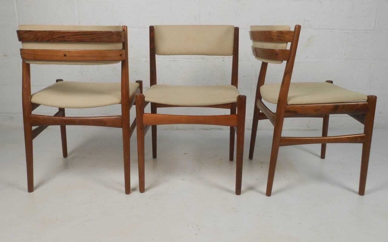 Danish Rosewood Dining Chairs In Good Condition In Brooklyn, NY