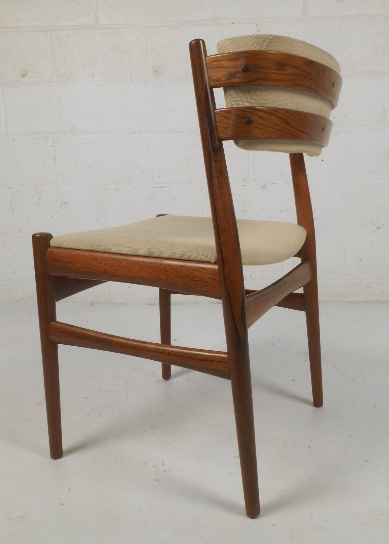 Scandinavian Modern Danish Rosewood Dining Chairs