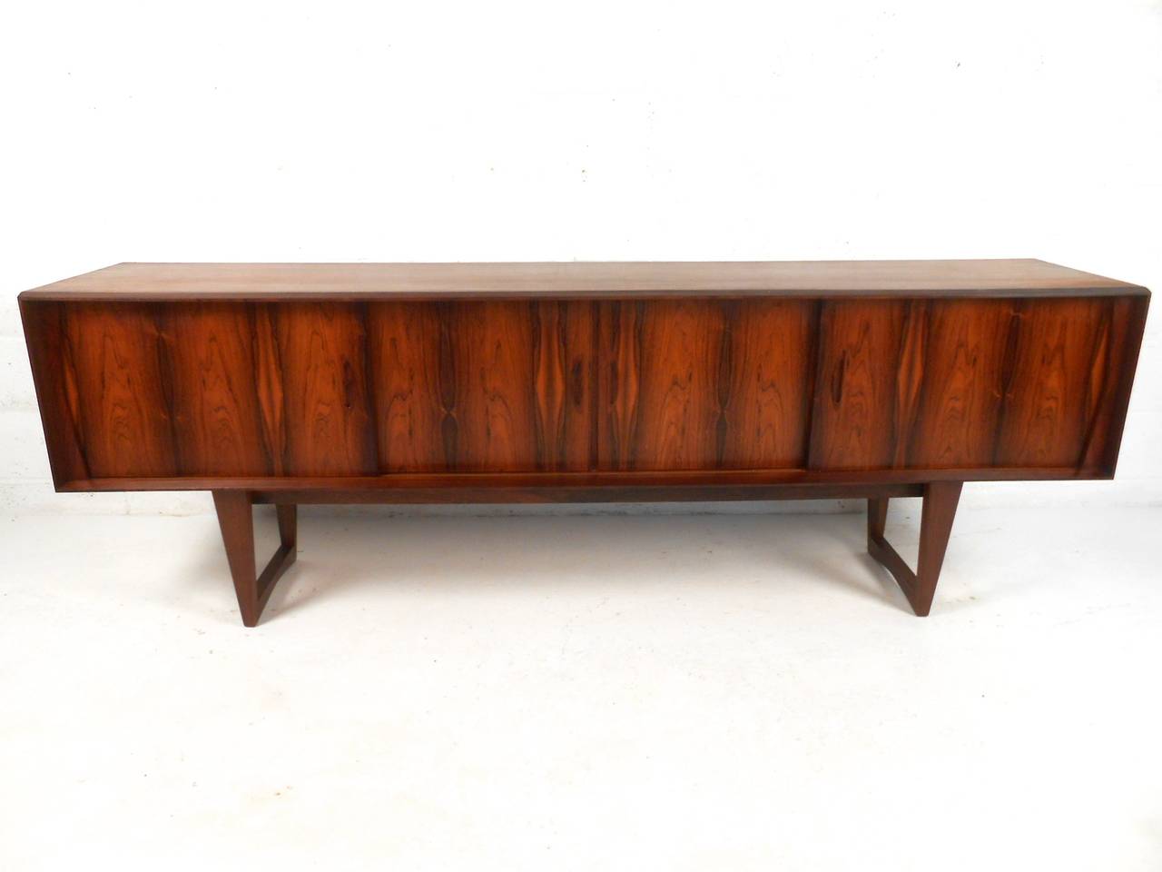 Danish Exquisite Mid-Century Kurt Ostervig Style Rosewood Sideboard