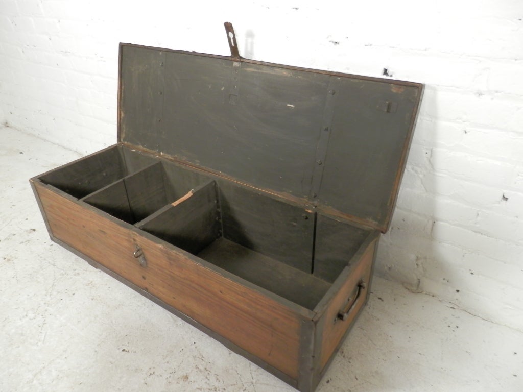 Industrial Metal Oak Ammo Trunk 2