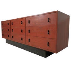 Long Vintage Modern Dresser