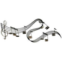 Signed C. Jere Musical Staff Wall Art 9