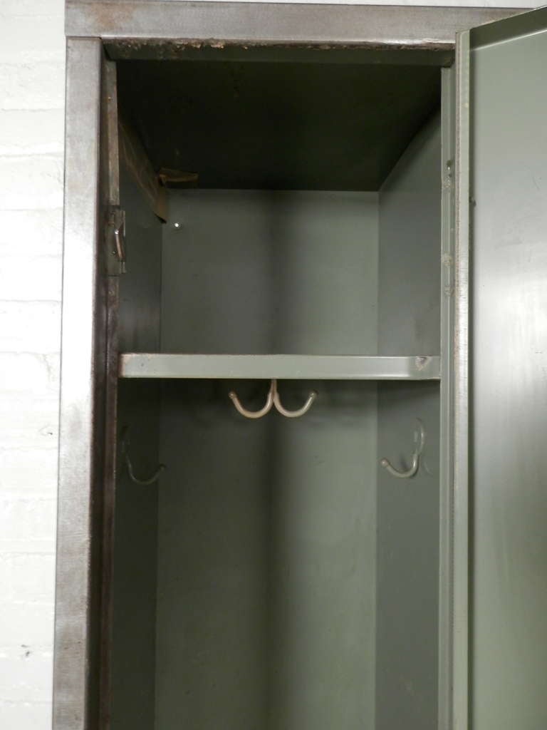 Industrial Metal Locker In Excellent Condition In Brooklyn, NY
