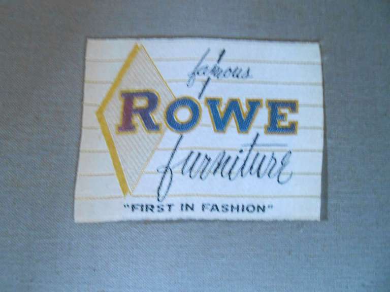 Pair of Mid-Century Modern Armchairs by Rowe 2