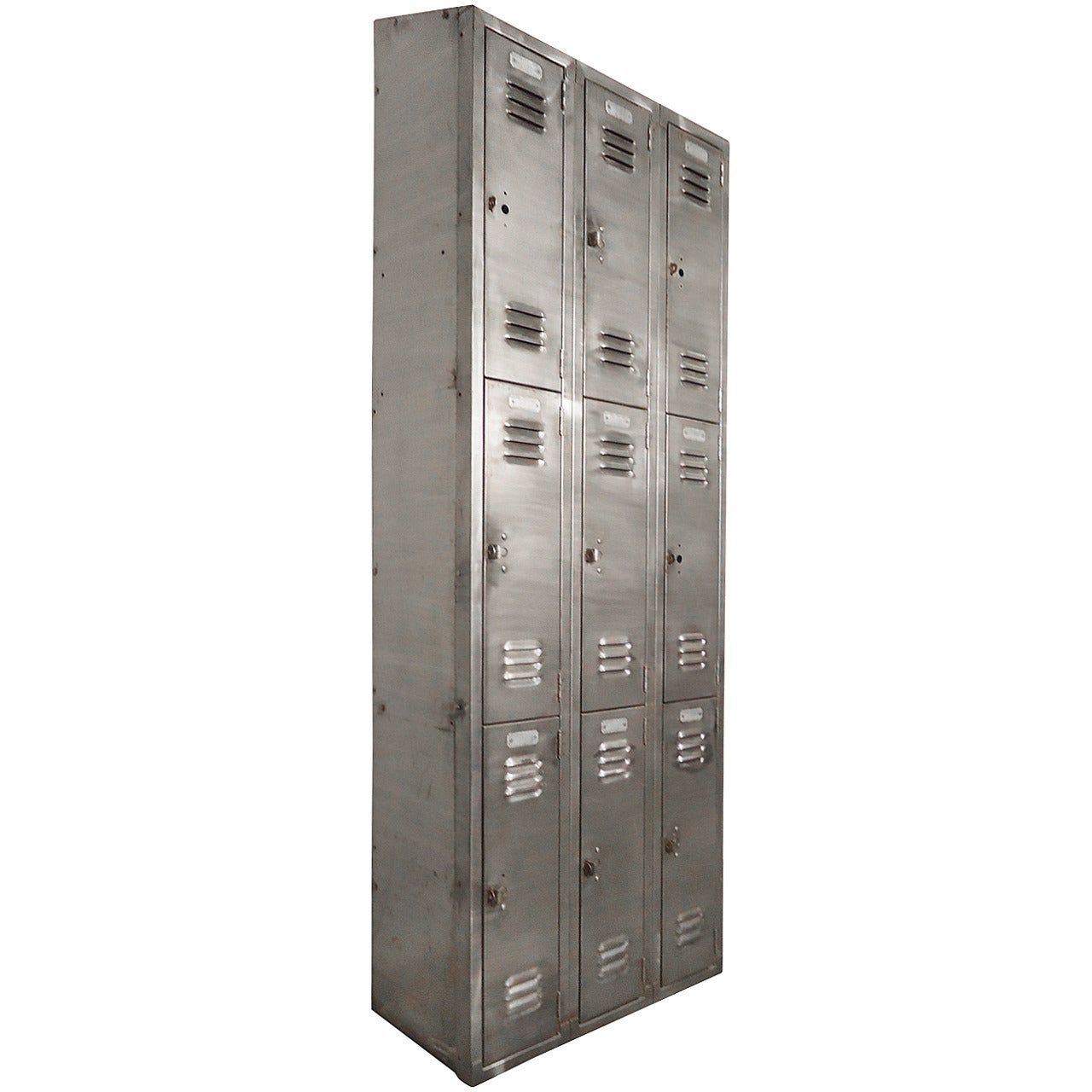 Tall Vintage Locker Unit