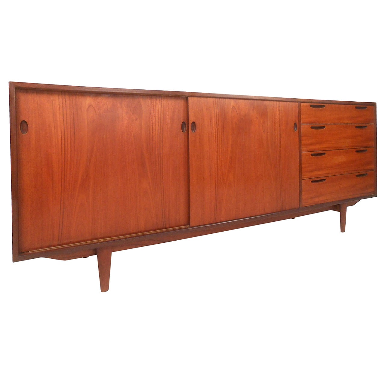 VIntage Modern Ib Kofod-Larsen Teak Credenza for Clausen and Sons