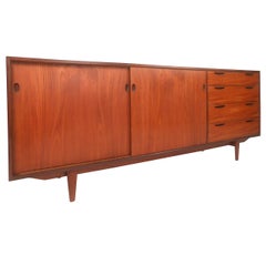 VIntage Modern Ib Kofod-Larsen Teak Credenza for Clausen and Sons