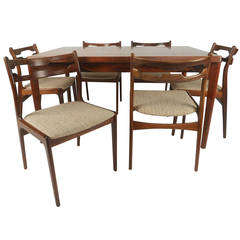 Dining Table and Chairs by Johannes Andersen 8