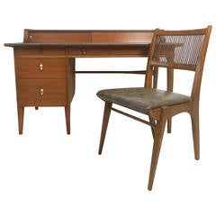 Mid-Century Modern Desk by John Van Koert for Drexel