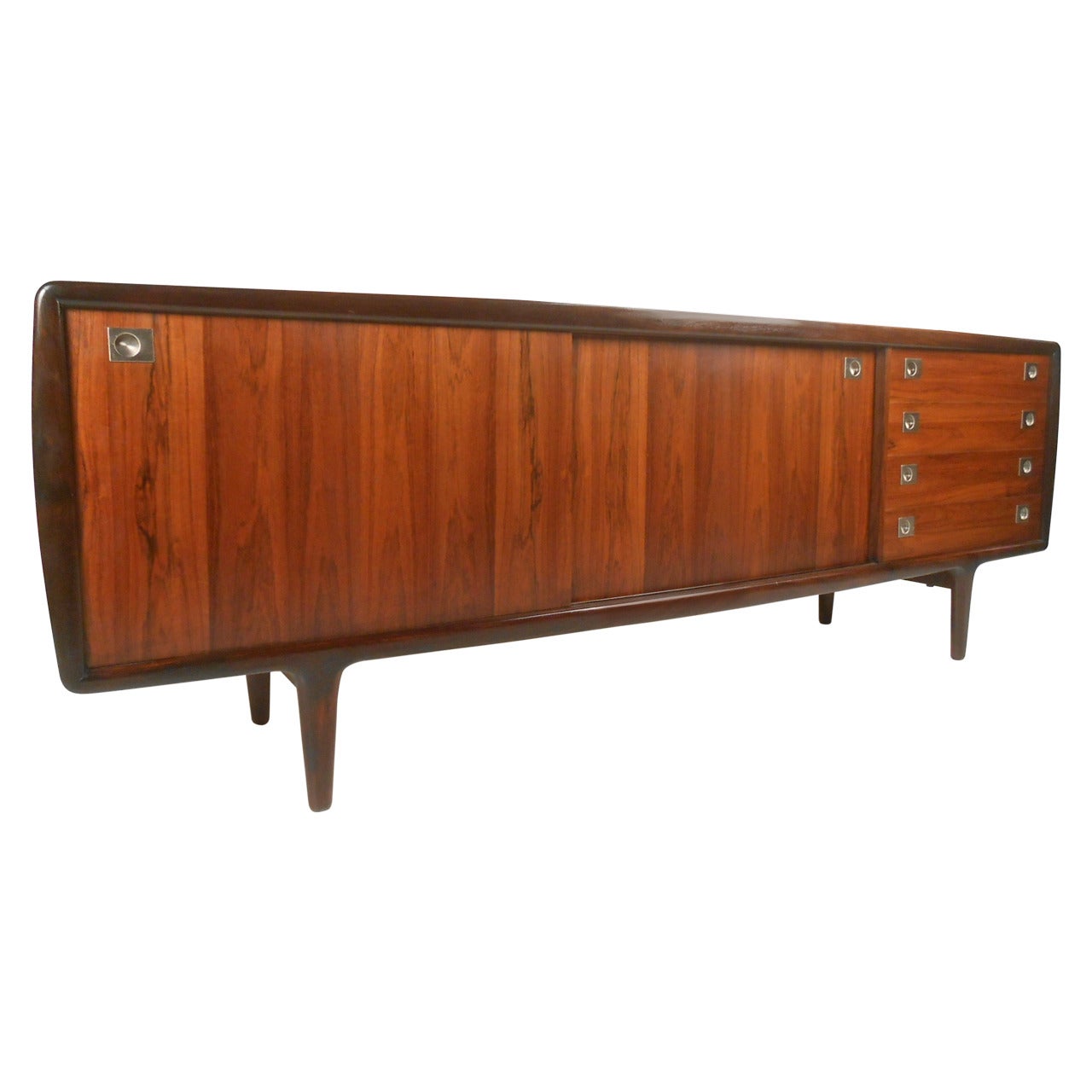 Mid-Century H. P. Hansen Rosewood Sideboard