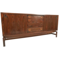 Mid-Century Scandinavian Rosewood Sideboard by H.P. Hansen