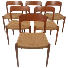 Mid-Century N. O. Moller Danish Dining Chairs