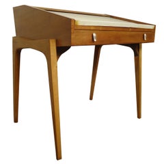 Petite Roll-Top Desk and Chair by John Van Koert for Drexel