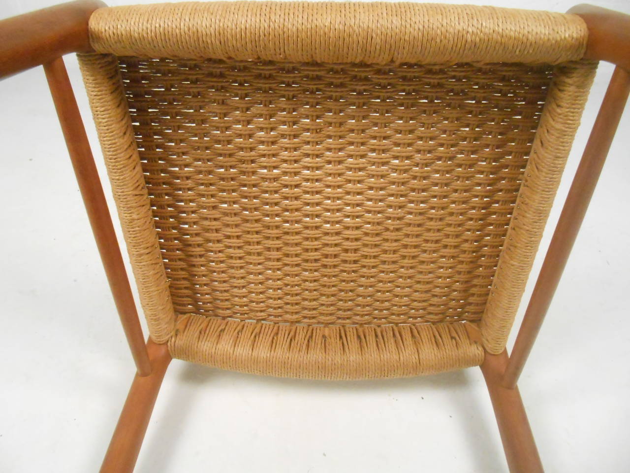 Papercord Mid-Century N. O. Moller Danish Dining Chairs