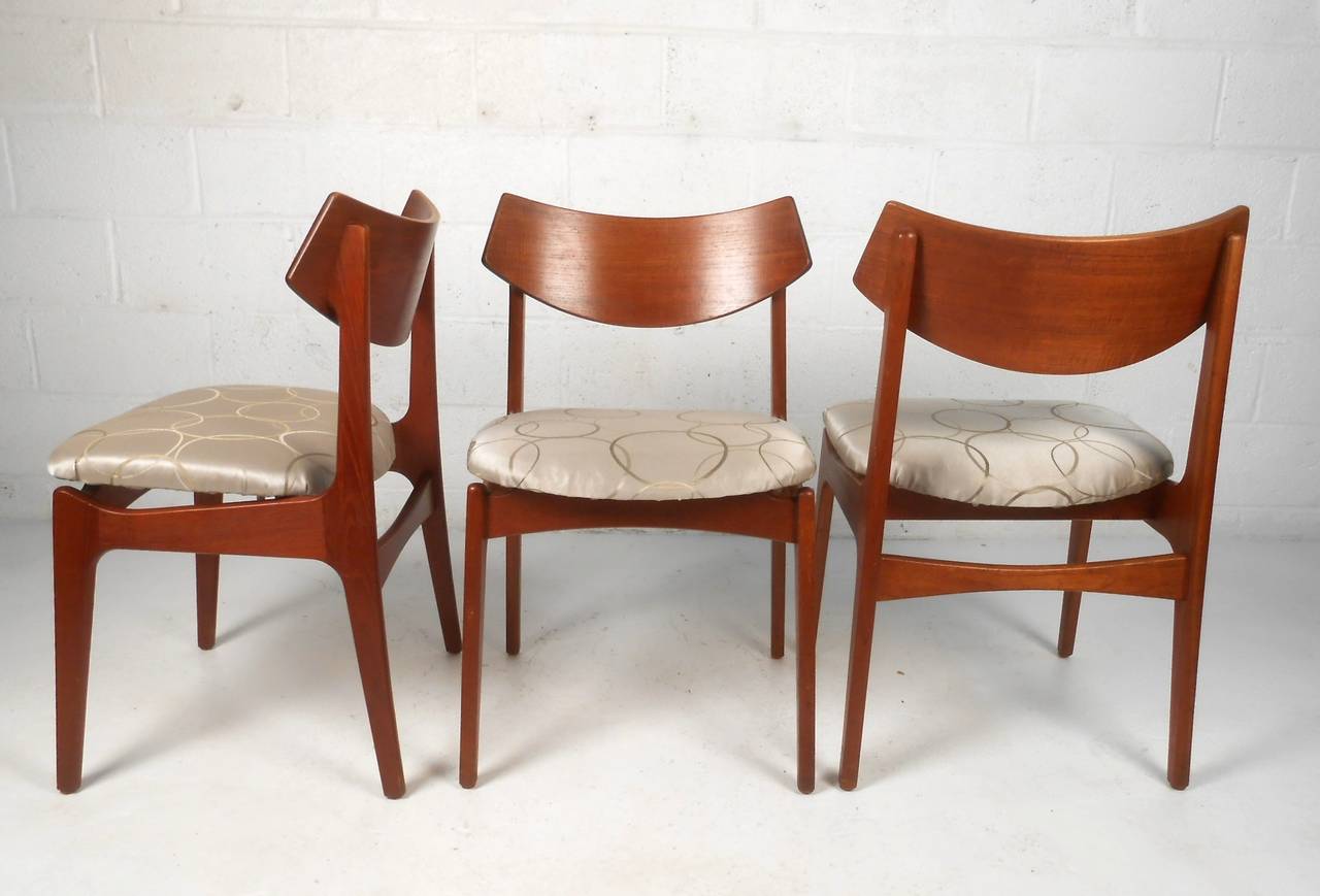 Set of Mid-Century Danish Teak Funder-Scmidt & Madsen Dining Chairs 1