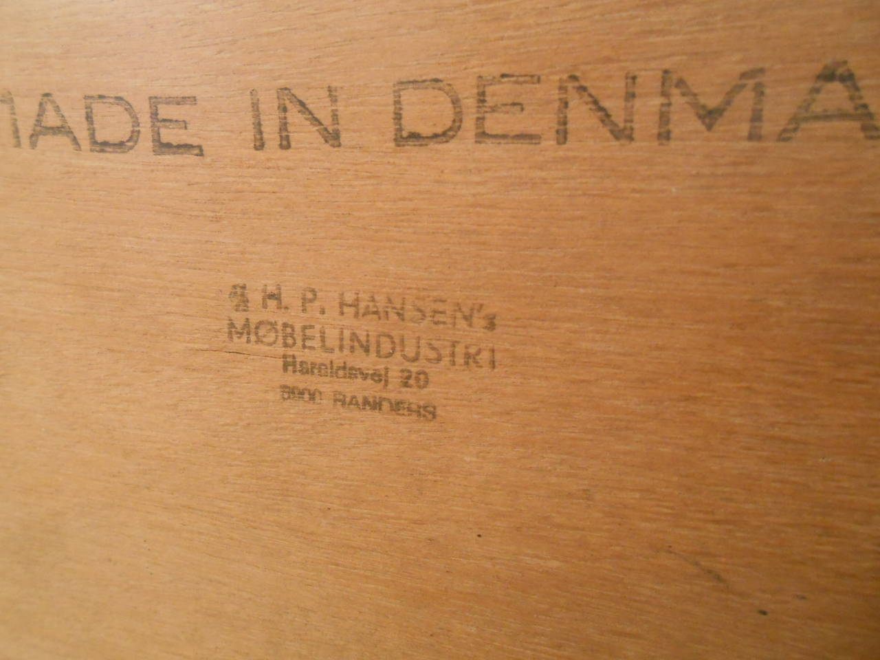 Mid-Century Scandinavian Rosewood Sideboard by H.P. Hansen In Good Condition In Brooklyn, NY