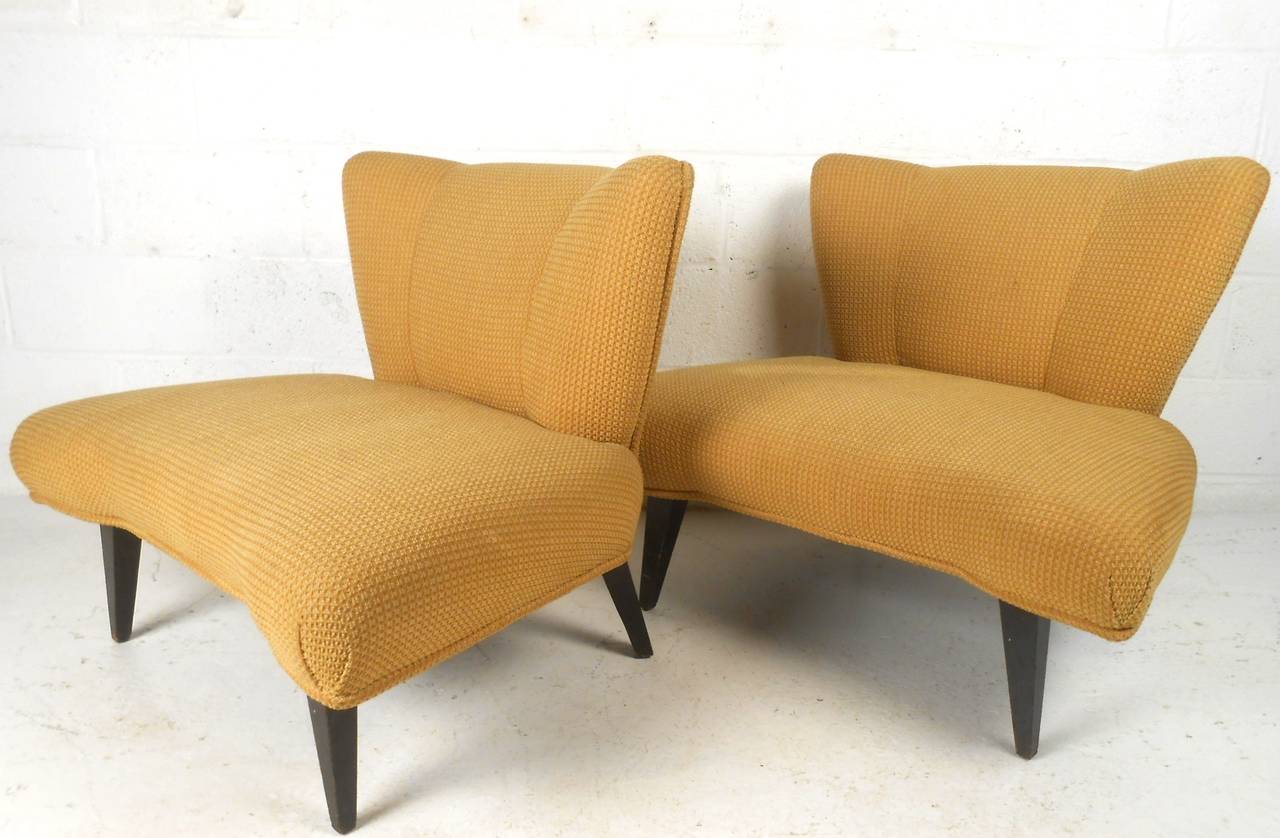 vintage slipper chairs
