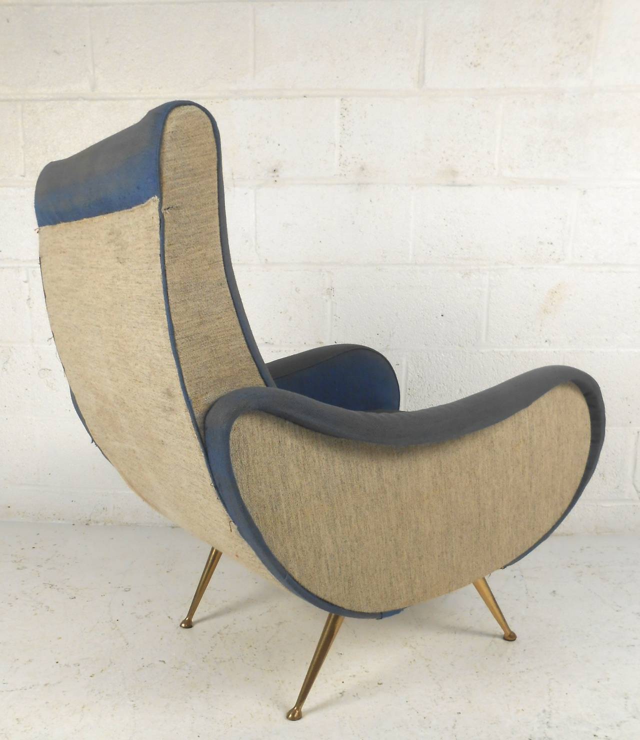 Pair of Mid-Century Modern Italian Chairs in the Style of Marco Zanuso 2