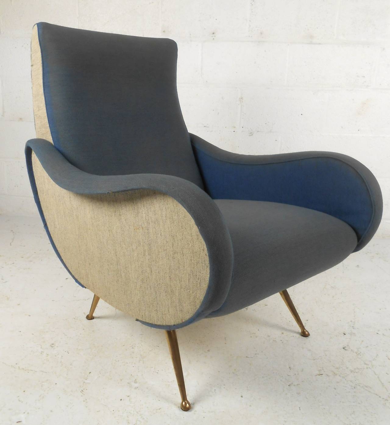 Mid-20th Century Pair of Mid-Century Modern Italian Chairs in the Style of Marco Zanuso